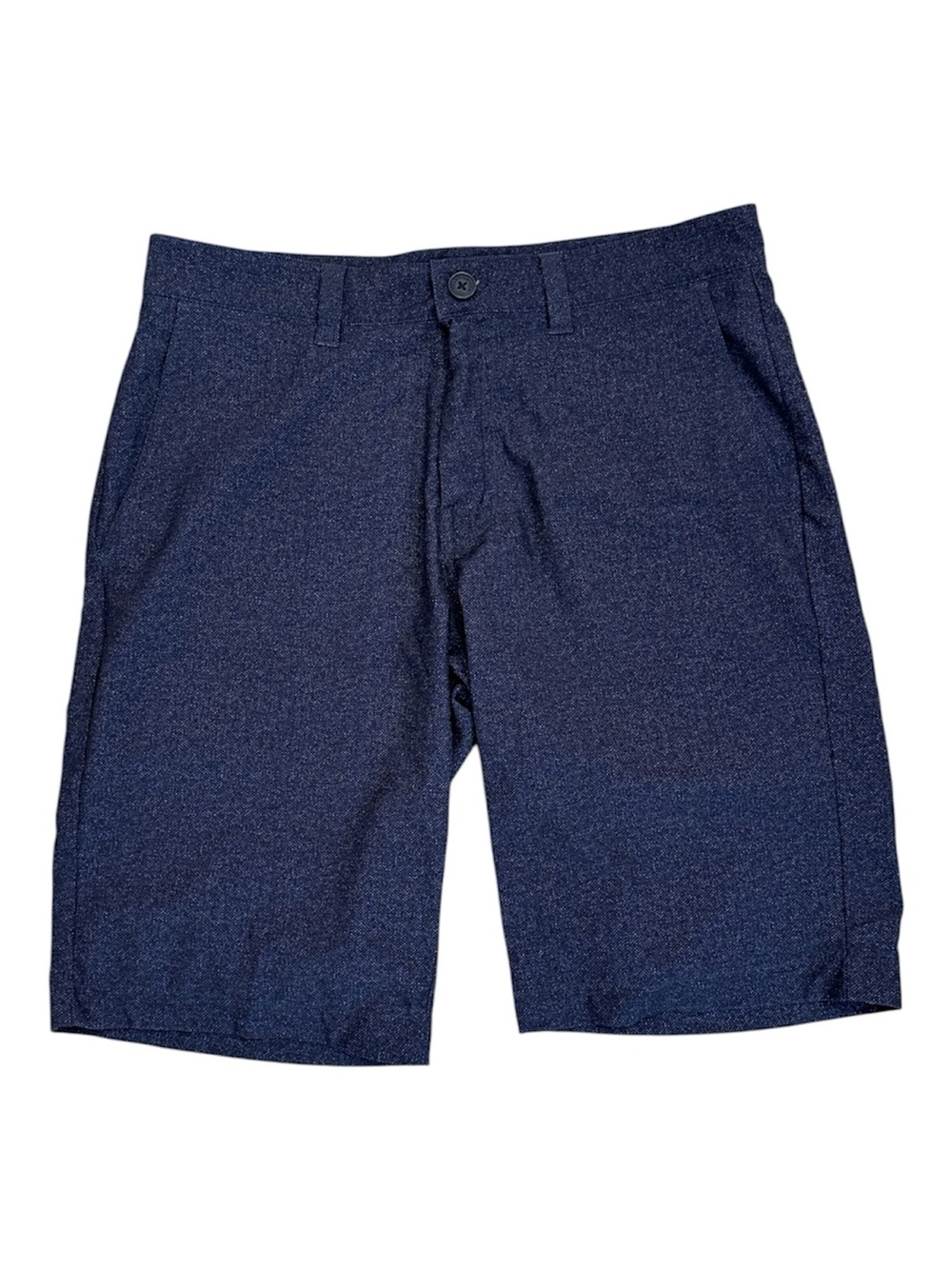 TravisMathew Navy Micro-Pattern Flat Front Shorts